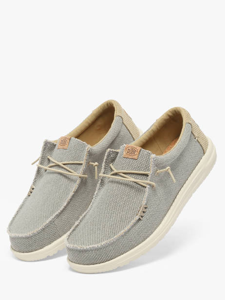 Mocassins Wally Braided Hey dude Blauw men 40003 ander zicht 2